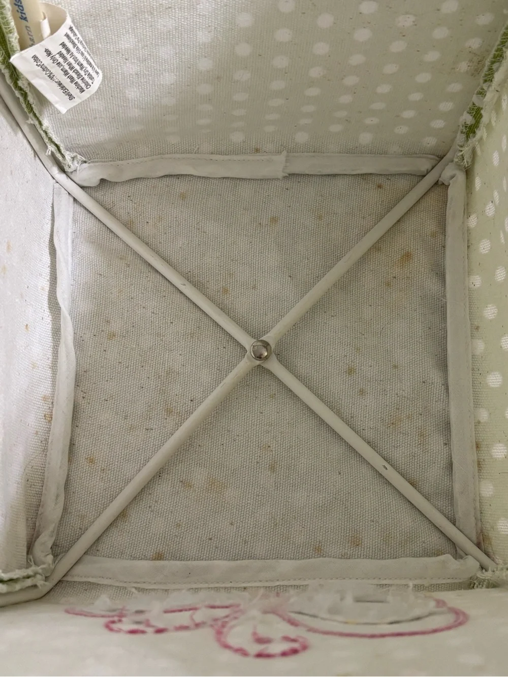 Pottery Barn Kids fabric storage